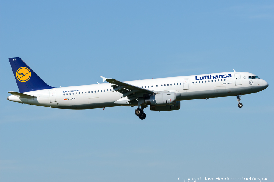 Lufthansa Airbus A321-231 (D-AISH) | Photo 450225