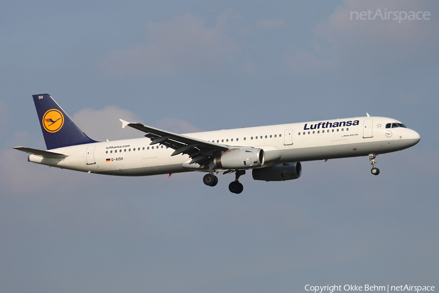 Lufthansa Airbus A321-231 (D-AISH) | Photo 43001