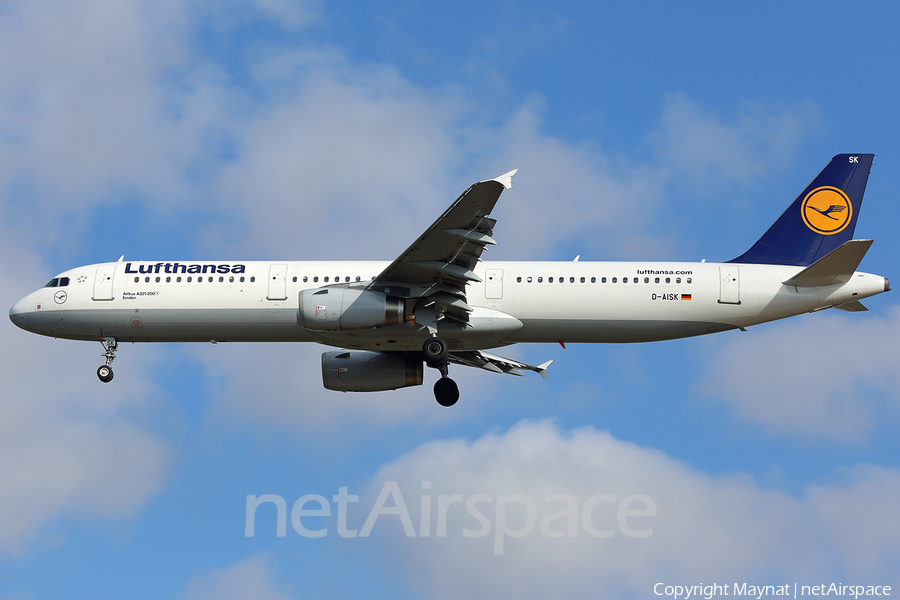 Lufthansa Airbus A321-231 (D-AISK) | Photo 389136