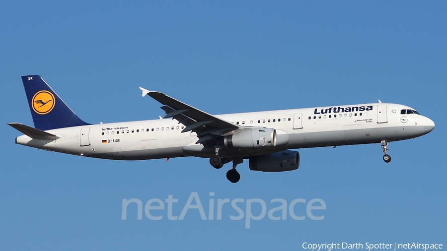 Lufthansa Airbus A321-231 (D-AISK) | Photo 209048