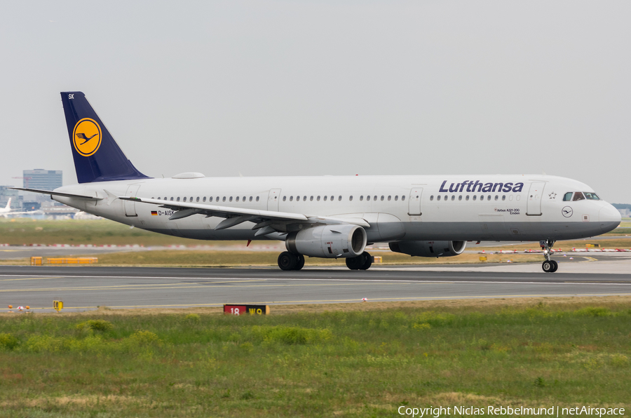 Lufthansa Airbus A321-231 (D-AISK) | Photo 258754