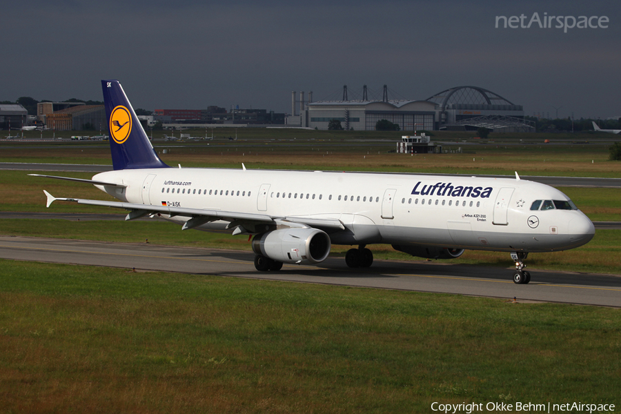 Lufthansa Airbus A321-231 (D-AISK) | Photo 43004