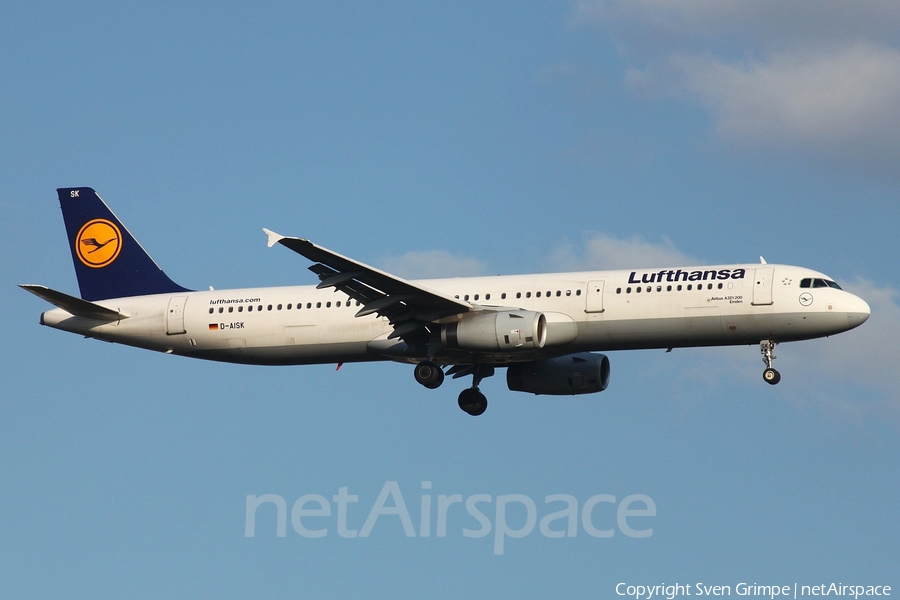 Lufthansa Airbus A321-231 (D-AISK) | Photo 46286