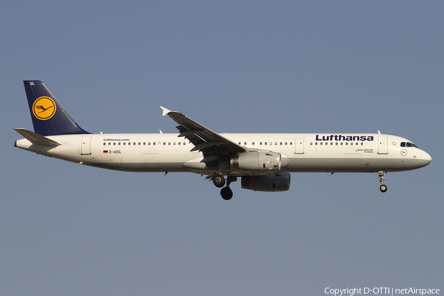 Lufthansa Airbus A321-231 (D-AISL) | Photo 392126