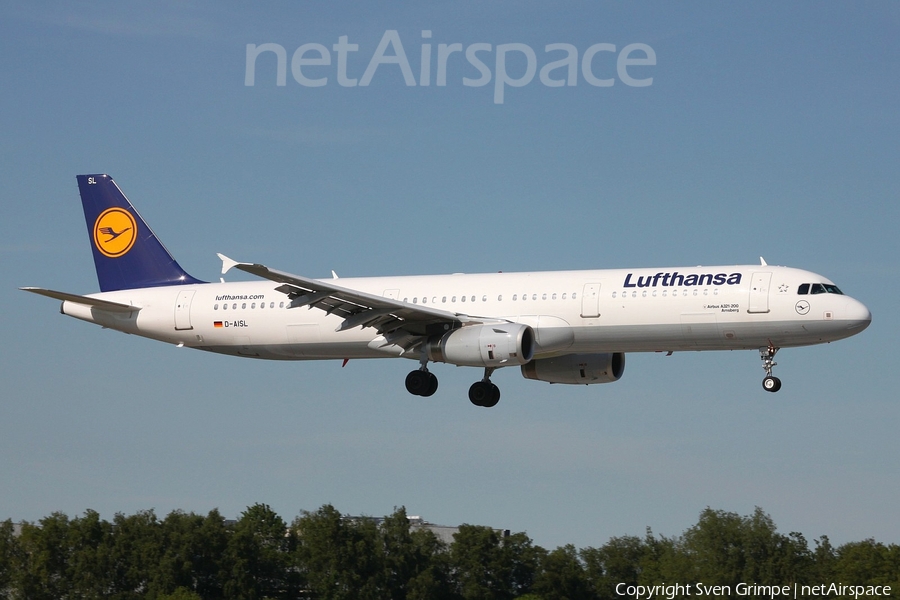 Lufthansa Airbus A321-231 (D-AISL) | Photo 47313