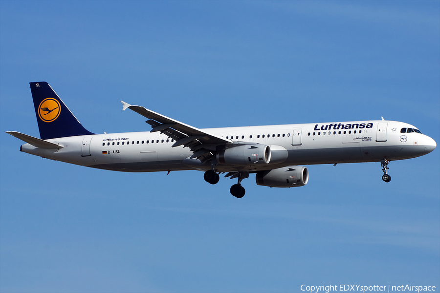 Lufthansa Airbus A321-231 (D-AISL) | Photo 280116