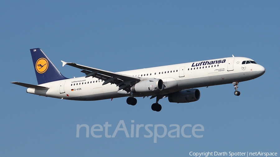 Lufthansa Airbus A321-231 (D-AISN) | Photo 209050