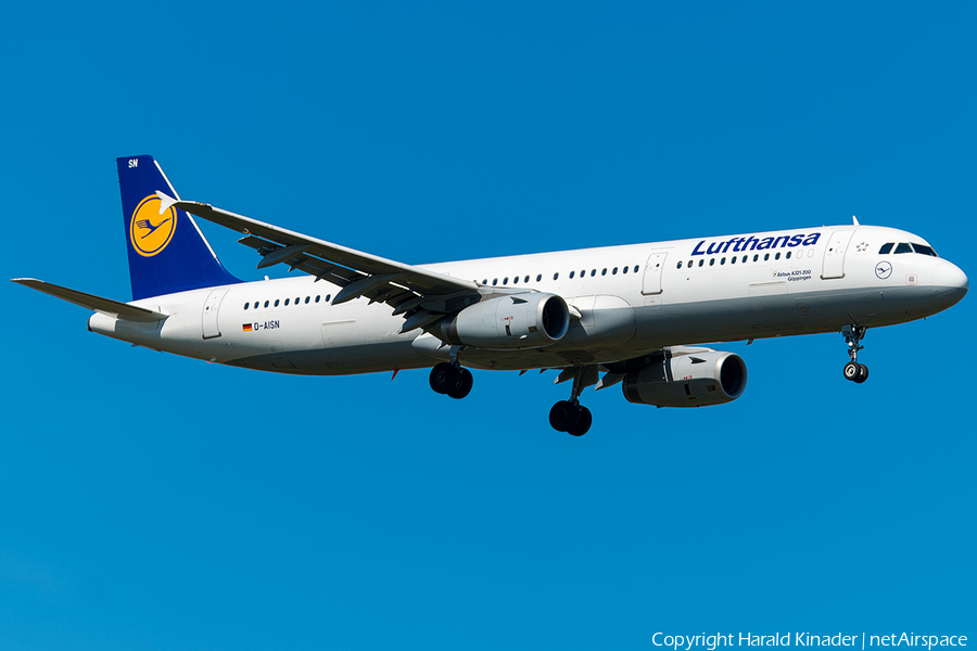 Lufthansa Airbus A321-231 (D-AISN) | Photo 297322