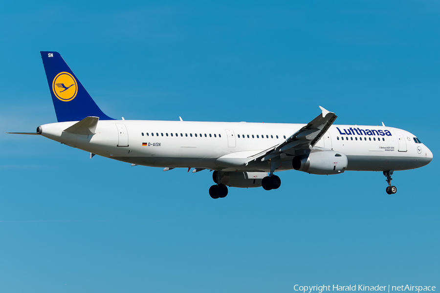 Lufthansa Airbus A321-231 (D-AISN) | Photo 297323