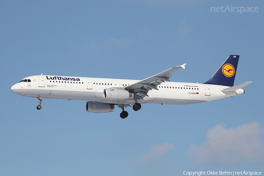 Lufthansa Airbus A321-231 (D-AISN) | Photo 43006
