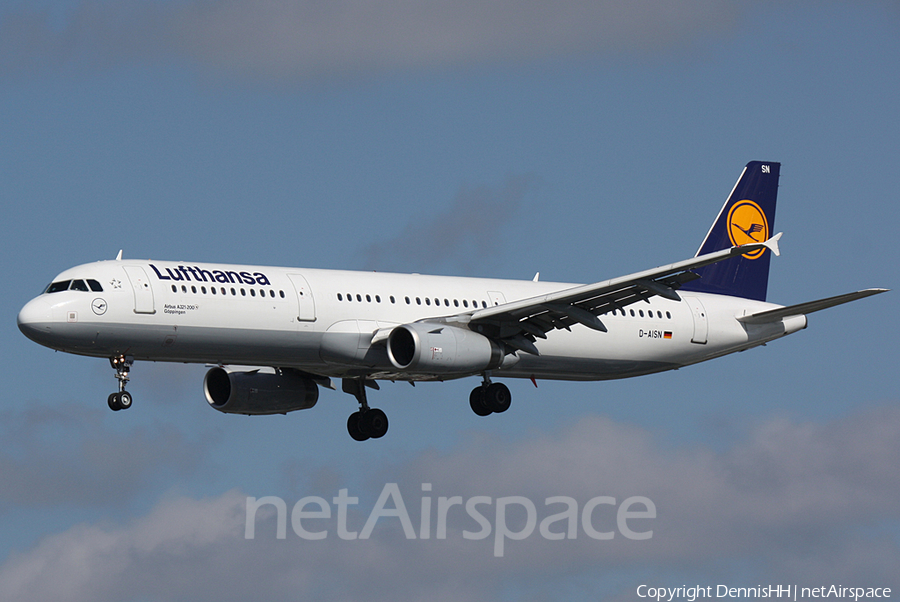 Lufthansa Airbus A321-231 (D-AISN) | Photo 401054