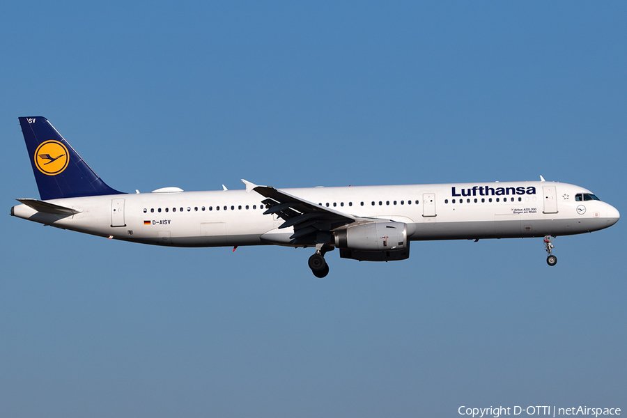 Lufthansa Airbus A321-231 (D-AISV) | Photo 224189