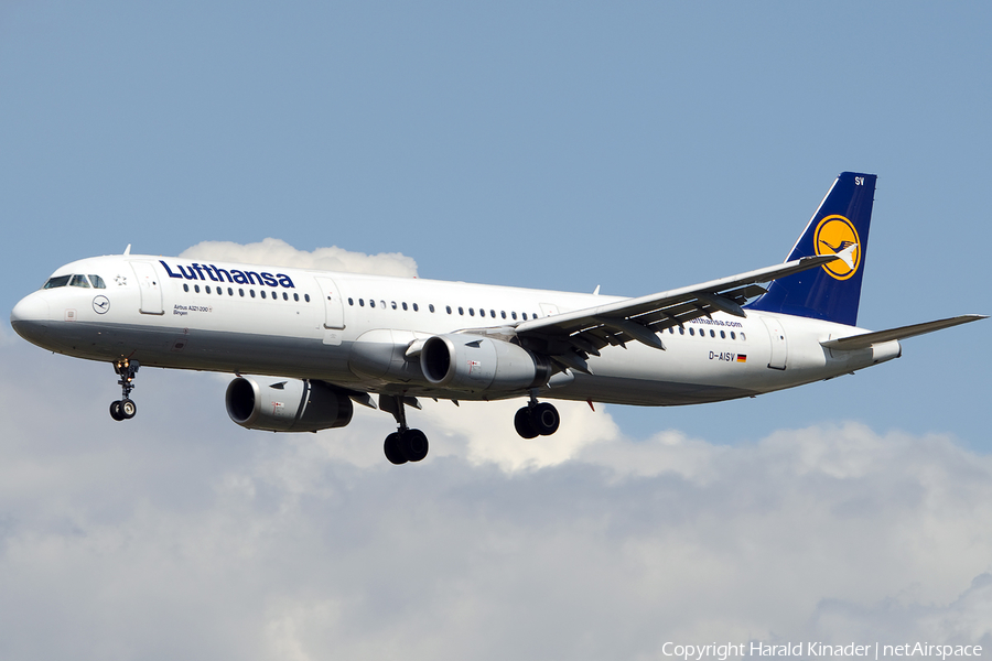 Lufthansa Airbus A321-231 (D-AISV) | Photo 293373