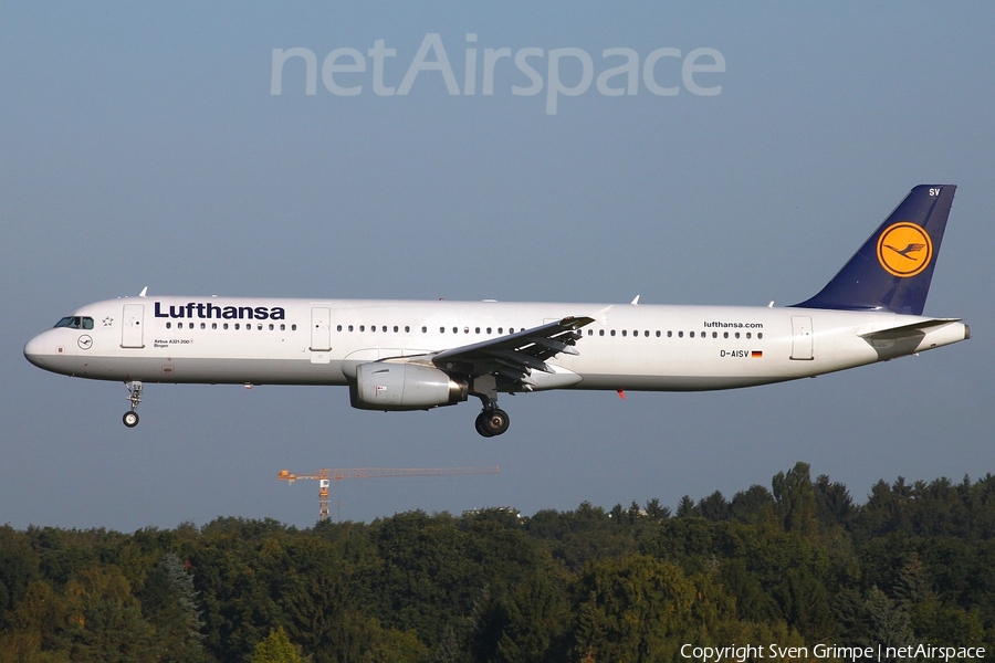 Lufthansa Airbus A321-231 (D-AISV) | Photo 20432
