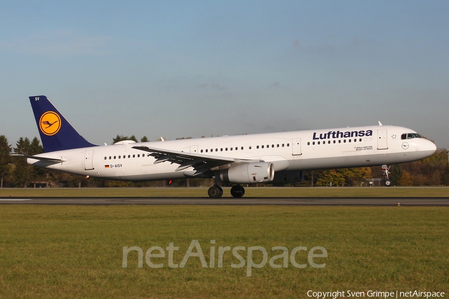 Lufthansa Airbus A321-231 (D-AISV) | Photo 277449
