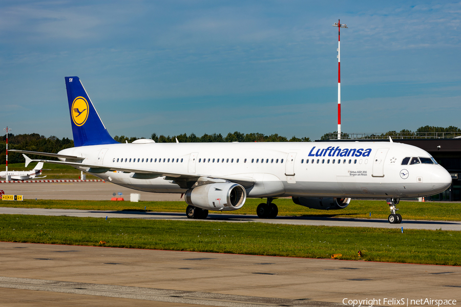 Lufthansa Airbus A321-231 (D-AISV) | Photo 587905