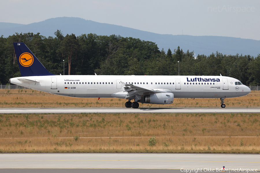 Lufthansa Airbus A321-231 (D-AISW) | Photo 37000