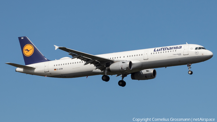 Lufthansa Airbus A321-231 (D-AISW) | Photo 435492