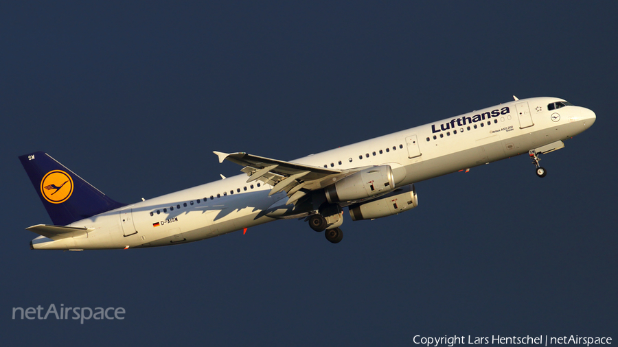 Lufthansa Airbus A321-231 (D-AISW) | Photo 158058
