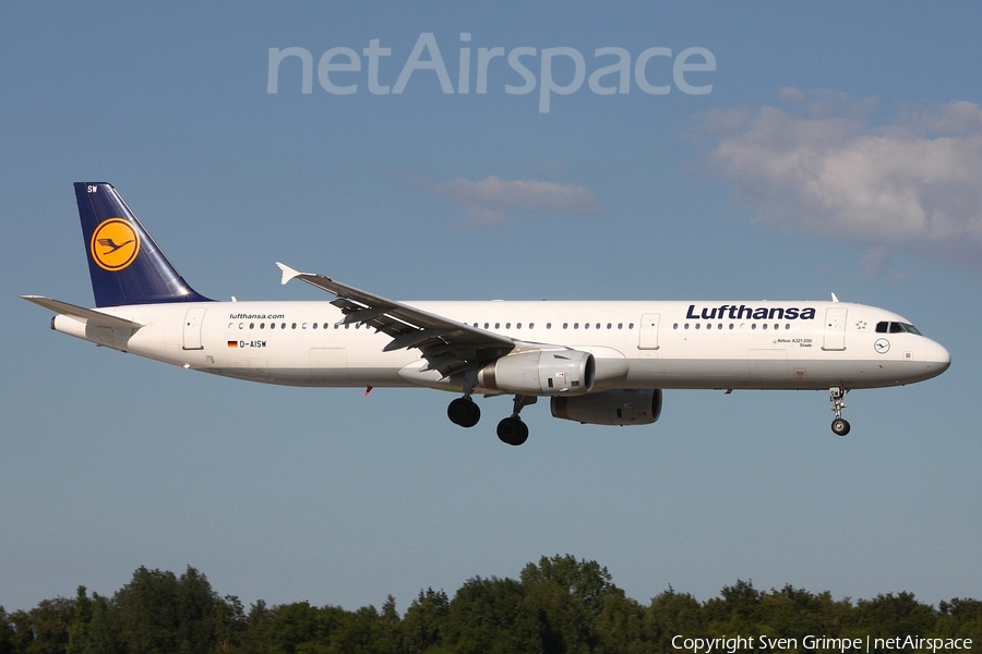 Lufthansa Airbus A321-231 (D-AISW) | Photo 37461