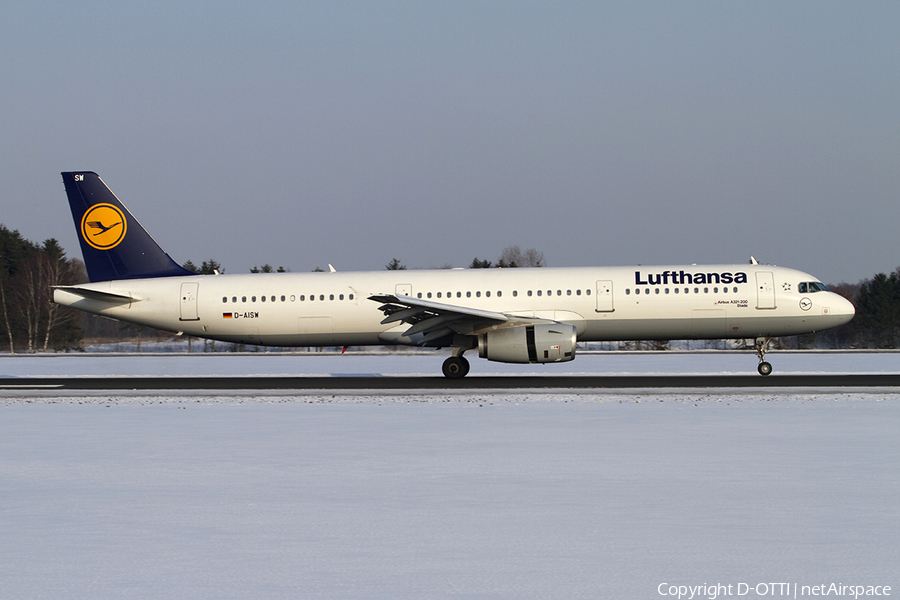 Lufthansa Airbus A321-231 (D-AISW) | Photo 285026