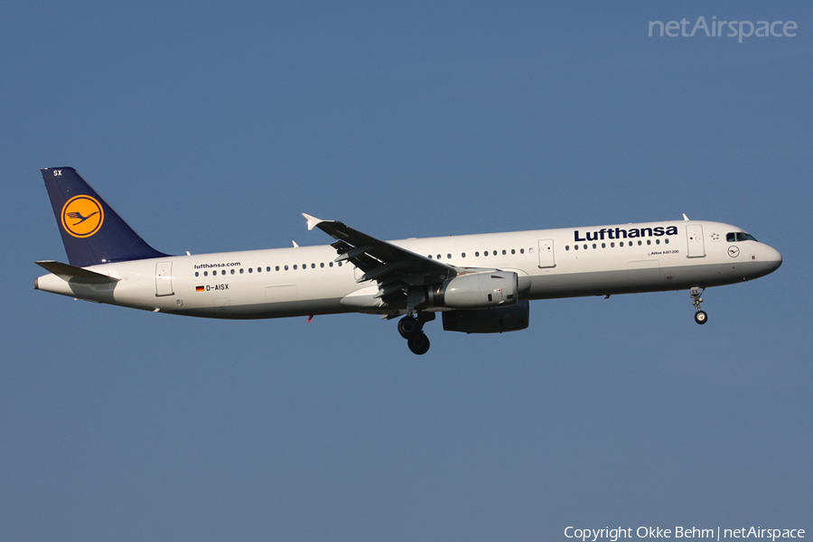 Lufthansa Airbus A321-231 (D-AISX) | Photo 43015