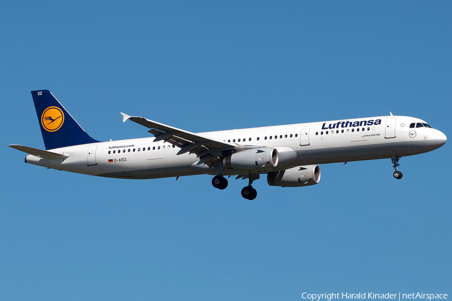 Lufthansa Airbus A321-231 (D-AISZ) | Photo 303123