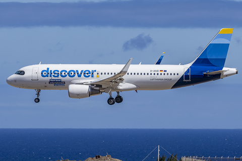 Eurowings Discover Airbus A320-214 (D-AIUQ) at  Gran Canaria, Spain