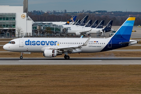 Discover Airlines Airbus A320-214 (D-AIUU) at  Munich, Germany
