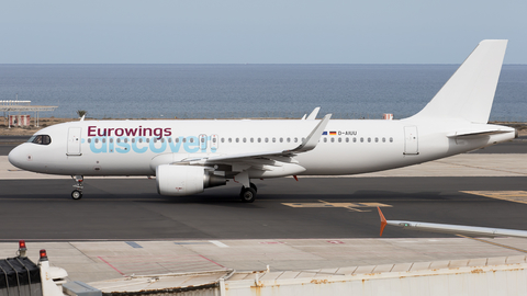 Eurowings Discover Airbus A320-214 (D-AIUU) at  Lanzarote - Arrecife, Spain