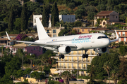 Eurowings Discover Airbus A320-214 (D-AIUU) at  Corfu - International, Greece