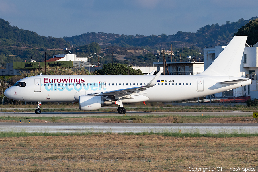Eurowings Discover Airbus A320-214 (D-AIUU) | Photo 596267