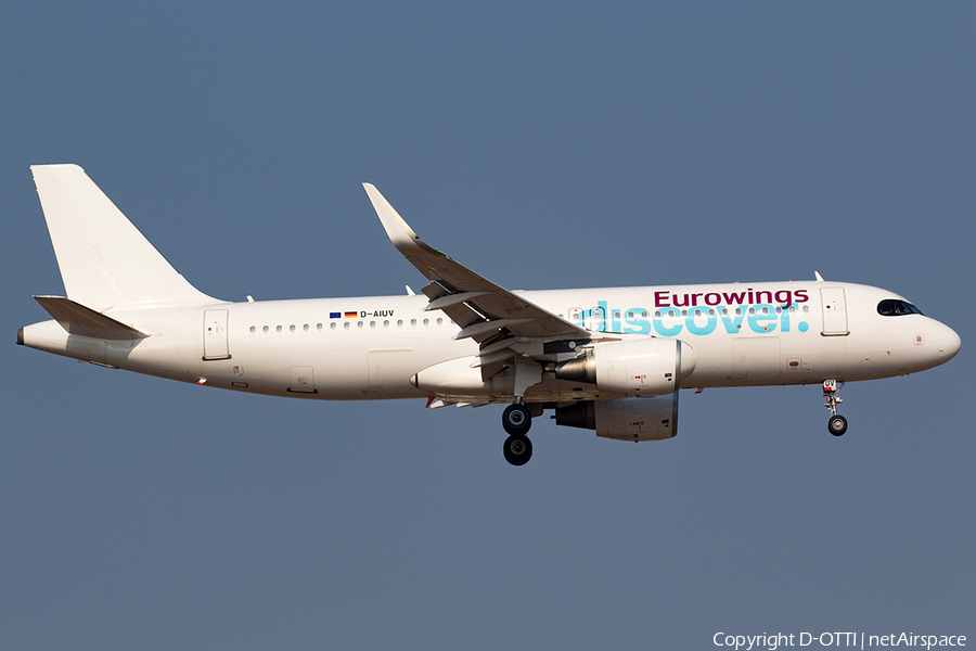 Eurowings Discover Airbus A320-214 (D-AIUV) | Photo 647375