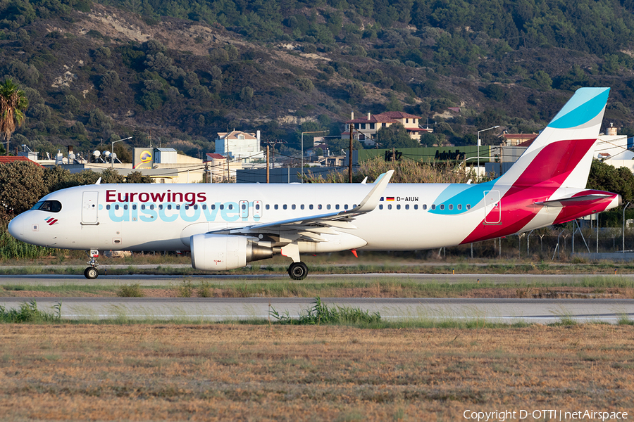 Eurowings Discover Airbus A320-214 (D-AIUW) | Photo 601963