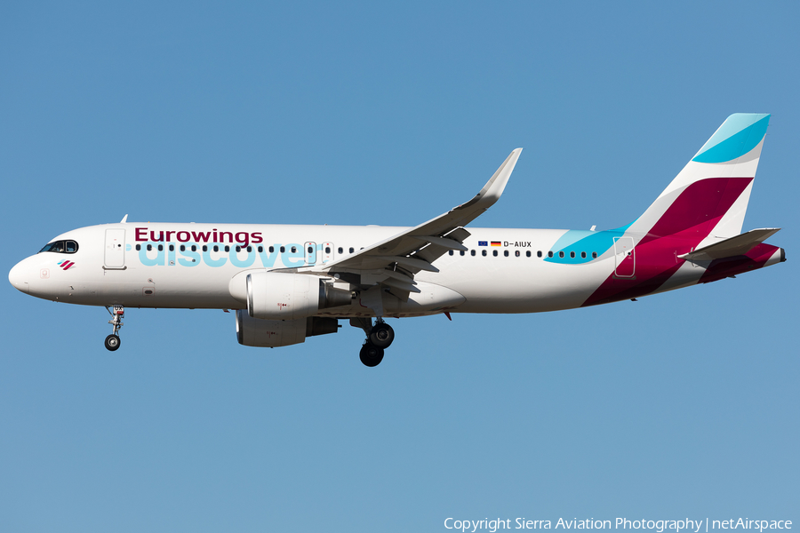 Eurowings Discover Airbus A320-214 (D-AIUX) | Photo 502446