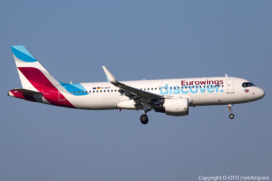 Eurowings Discover Airbus A320-214 (D-AIUY) | Photo 562913