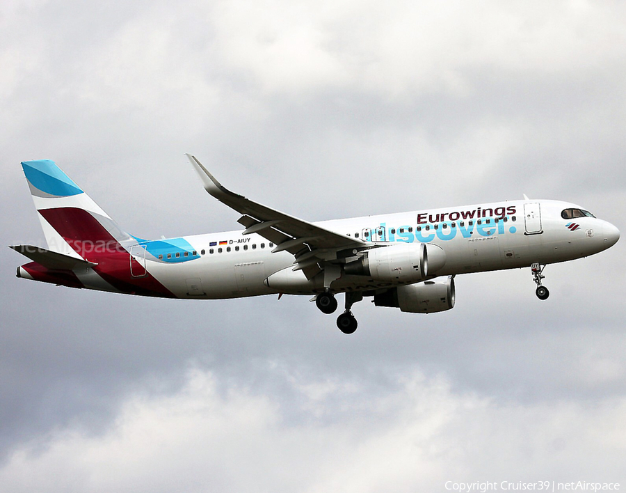 Eurowings Discover Airbus A320-214 (D-AIUY) | Photo 535615