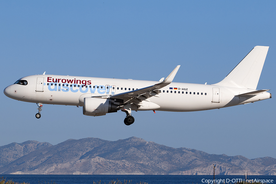 Eurowings Discover Airbus A320-214 (D-AIUZ) | Photo 601403