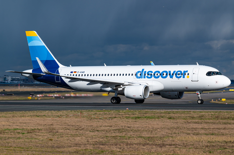 Discover Airlines Airbus A320-214 (D-AIWB) at  Frankfurt am Main, Germany