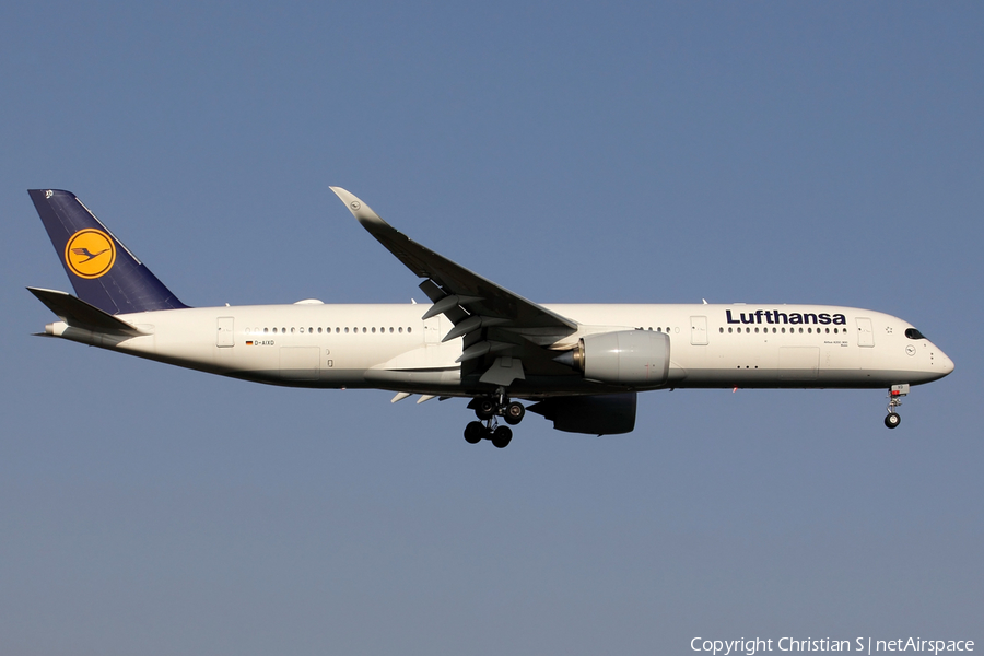 Lufthansa Airbus A350-941 (D-AIXD) | Photo 410063