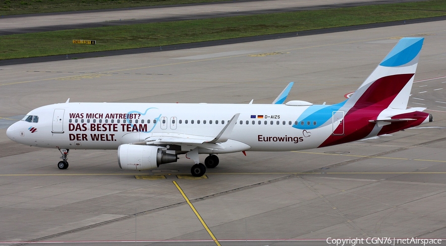 Eurowings Airbus A320-214 (D-AIZS) | Photo 448136