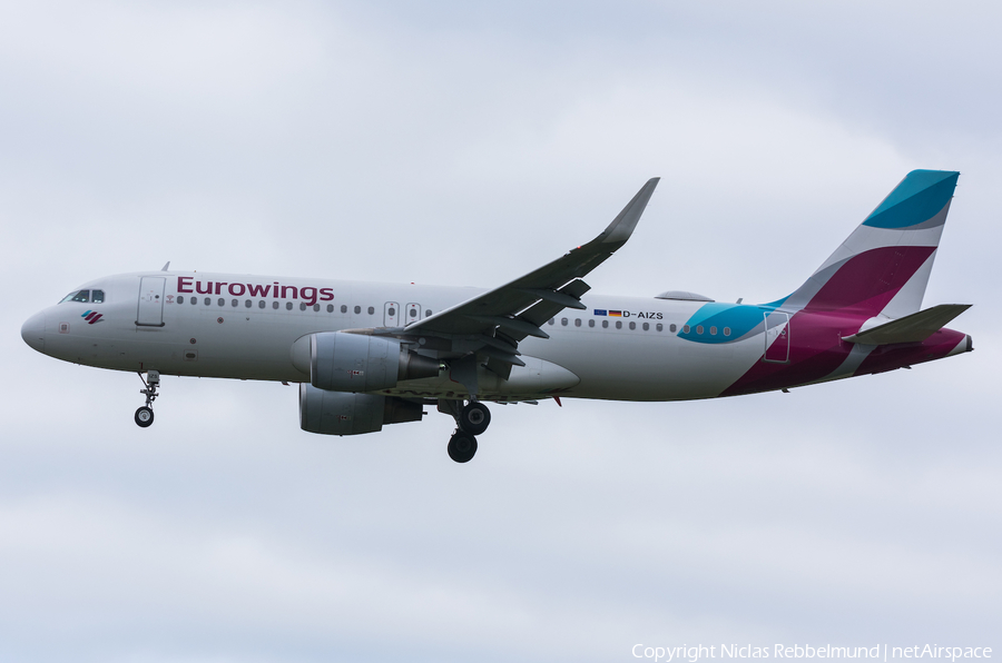 Eurowings Airbus A320-214 (D-AIZS) | Photo 248003