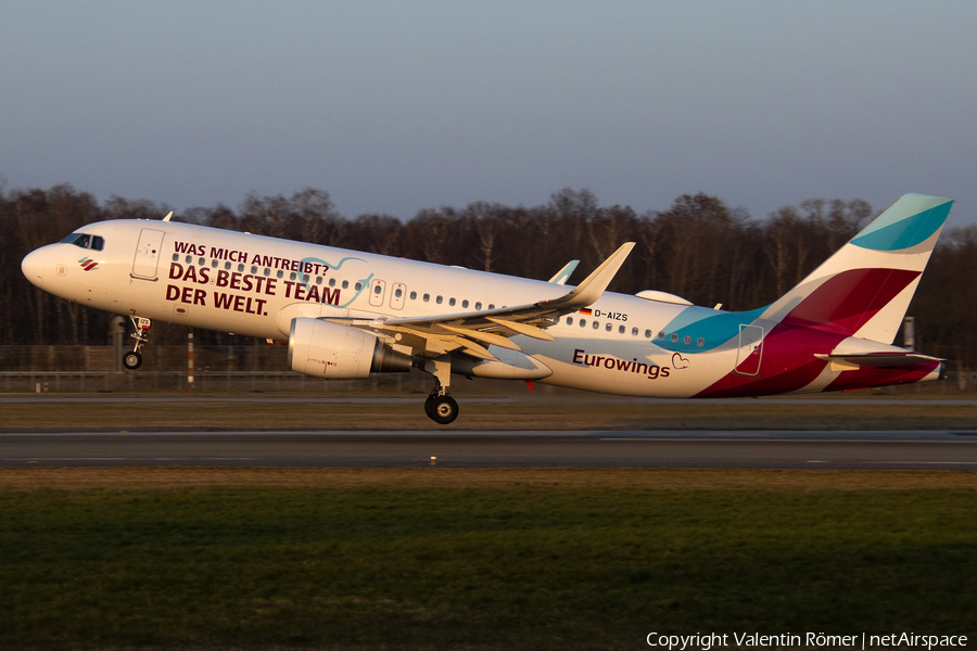 Eurowings Airbus A320-214 (D-AIZS) | Photo 500635