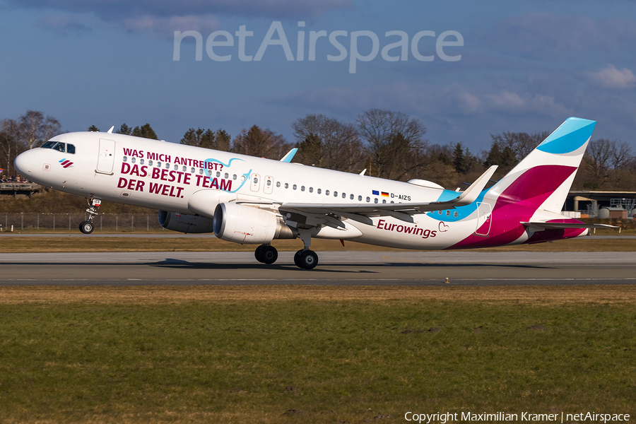 Eurowings Airbus A320-214 (D-AIZS) | Photo 521326