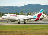 Eurowings Airbus A320-214 (D-AIZT) at  Oslo - Gardermoen, Norway