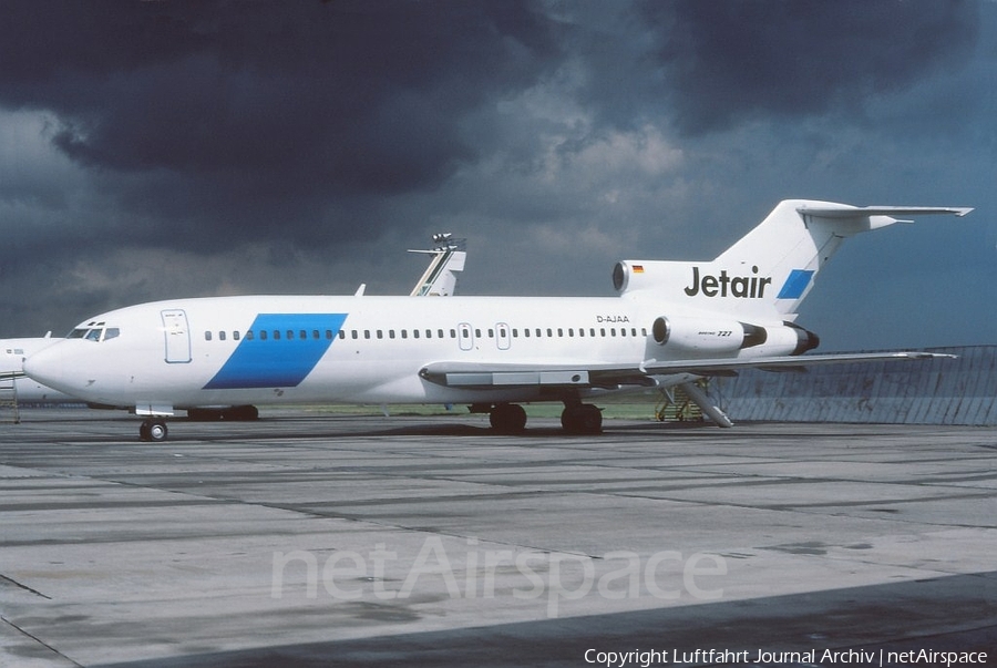 Jetair (Germany) Boeing 727-81 (D-AJAA) | Photo 397510