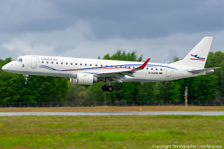 Lübeck Air Embraer ERJ-190LR (ERJ-190-100LR) (D-AJHW) | Photo 510017