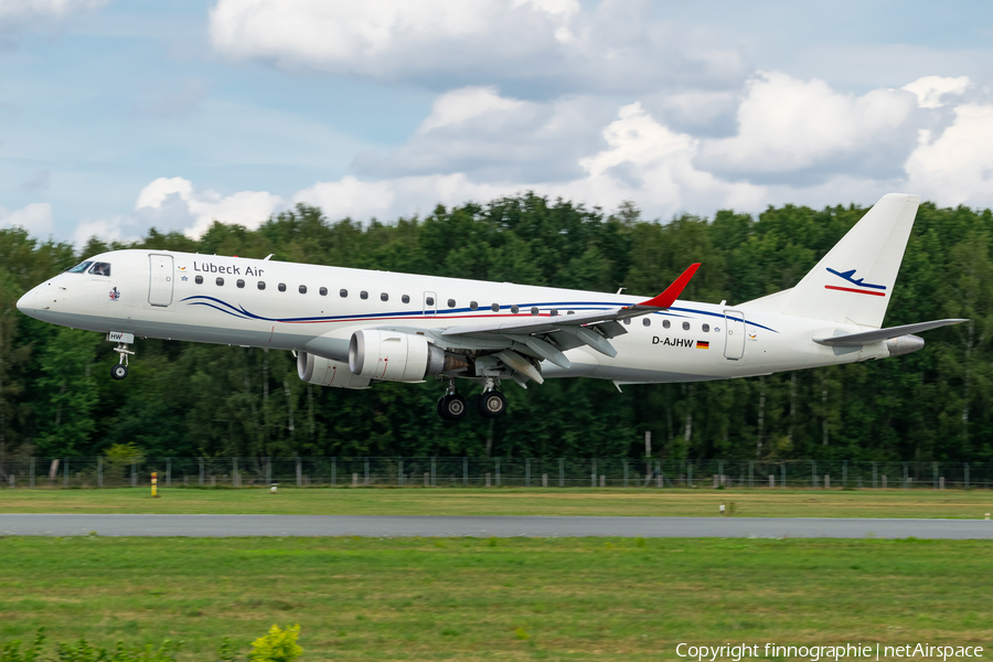 Lübeck Air Embraer ERJ-190LR (ERJ-190-100LR) (D-AJHW) | Photo 522848