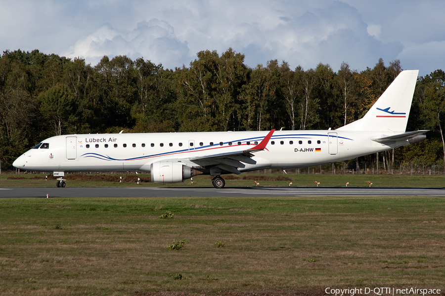 Lübeck Air Embraer ERJ-190LR (ERJ-190-100LR) (D-AJHW) | Photo 530247