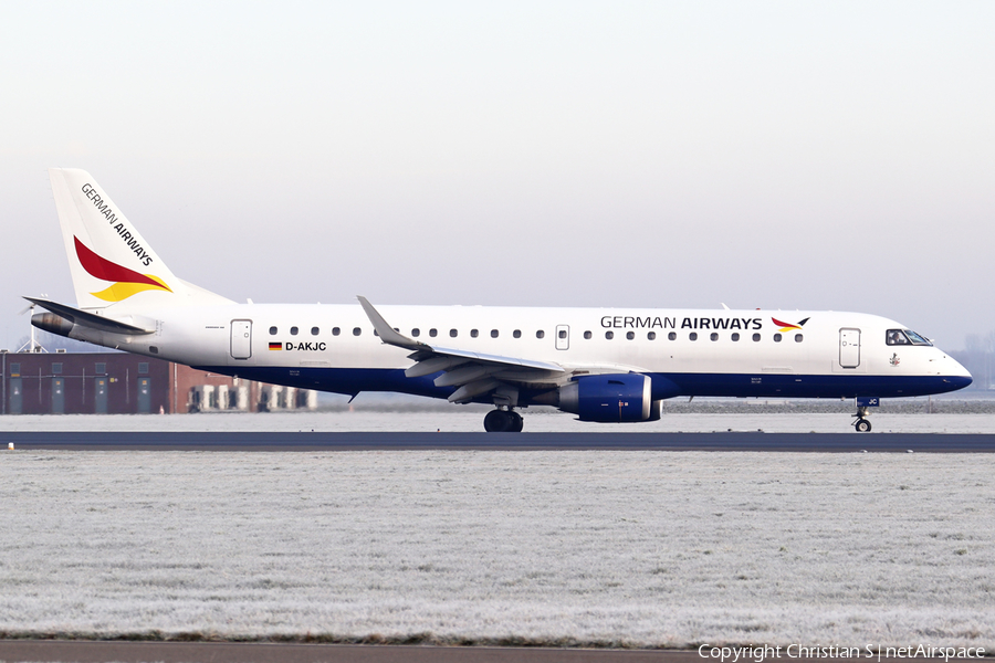 German Airways Embraer ERJ-190SR (ERJ-190-100SR) (D-AKJC) | Photo 541926